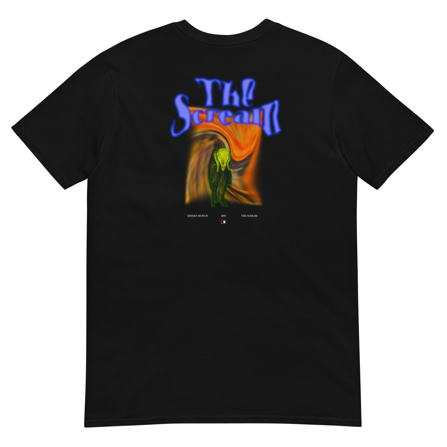 Edvard Munch's The Scream Artsy Streetwear Back Print T-shirt | Ariarta