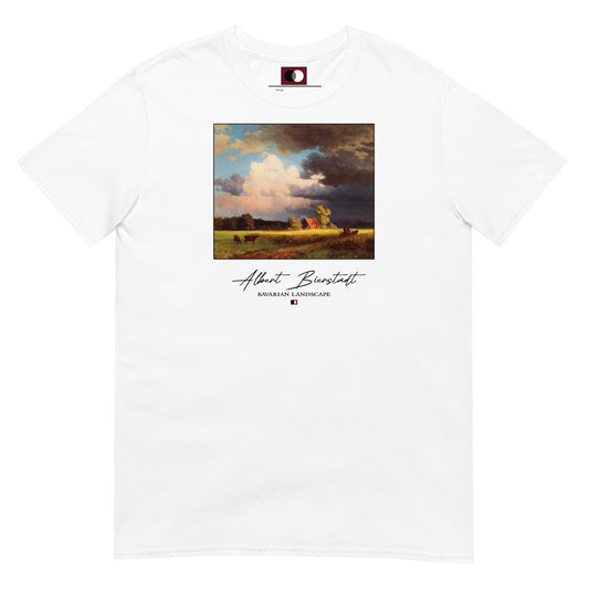 Albert Bierstadt's Bavarian Landscape Artsy Streetwear T-shirt | Ariarta