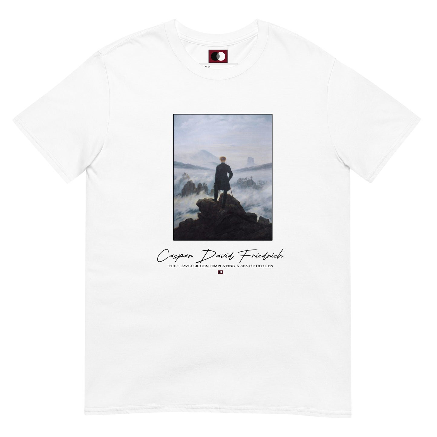 THE TRAVELER CONTEMPLATING A SEA OF CLOUDS T-SHIRT